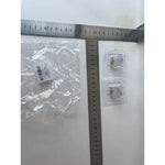 Set 2 Carlige Adezive Transparente, Flippy, Rezistente la Apa, 5 kg, Plastic, 6x6x4 cm