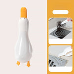 Cleste Multifunctional, Flippy, 2in1, Cleste pentru Parul Cazut si Mini Racleta pentru Depuneri, din ABS, Model Rata,