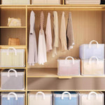 Cutie container de depozitare din PVC, Flippy, de stocare, Dimensiuni multiple, Accesoriu robust pentru organizarea de