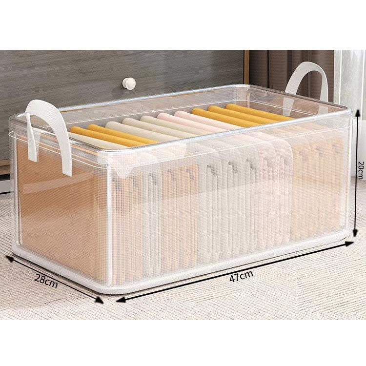 Cutie container de depozitare din PVC, Flippy, de stocare, Dimensiuni multiple, Accesoriu robust pentru organizarea de