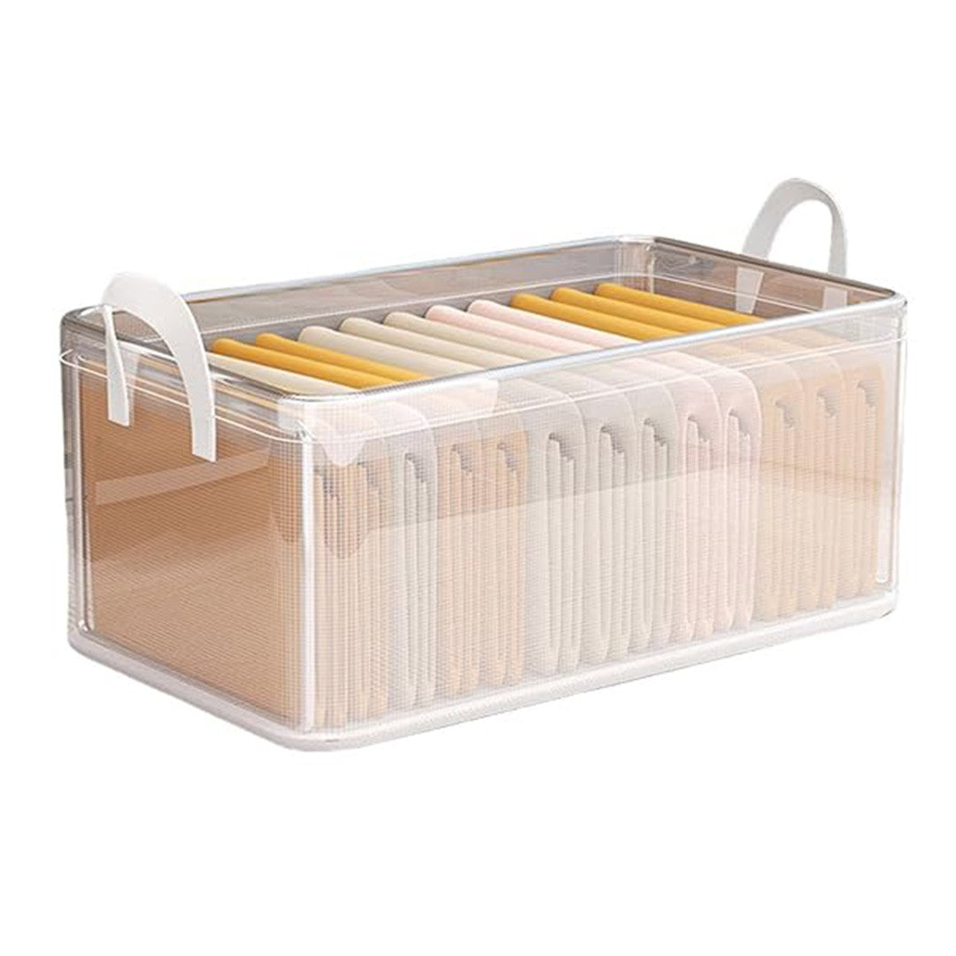 Cutie container de depozitare din PVC, Flippy, de stocare, Dimensiuni multiple, Accesoriu robust pentru organizarea de