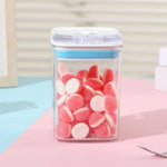 Cutie de Depozitare Alimente, Flippy, tip Container, 0.8L, 10x10x15.5 cm, Recipiente pentru Cereale in Bucatarie,