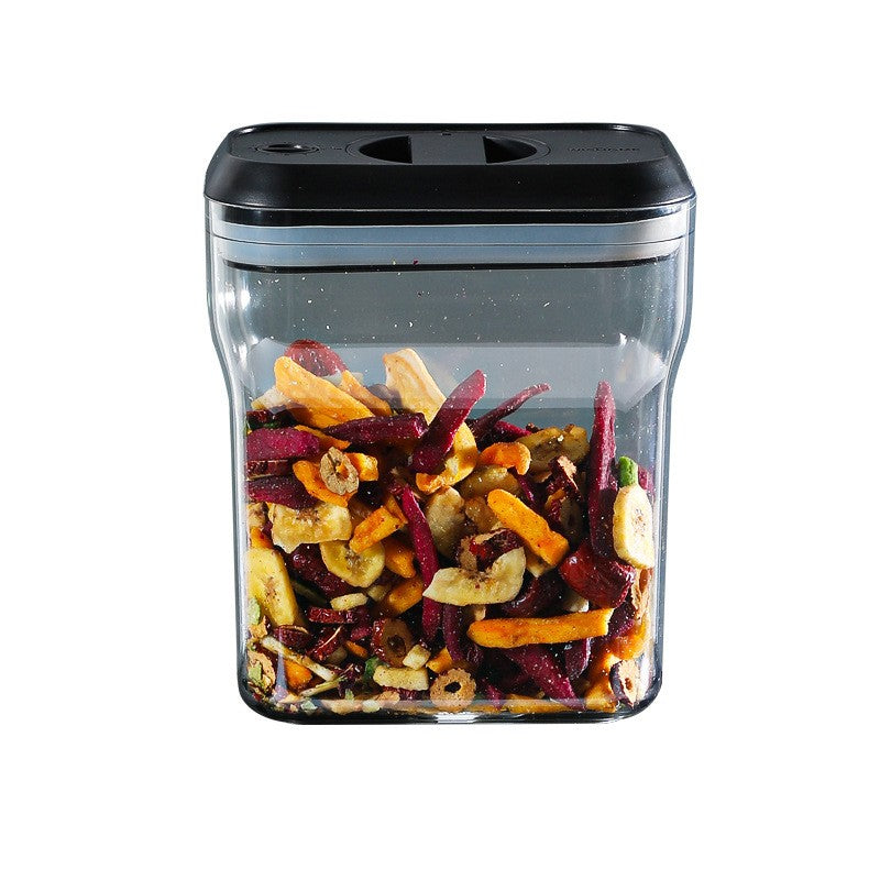 Recipient din Plastic, Flippy, pentru Alimente/Obiecte, Inchidere Ermetica Rotire 90 grade, 2l, 20.5 x 10.5 x 27 cm,