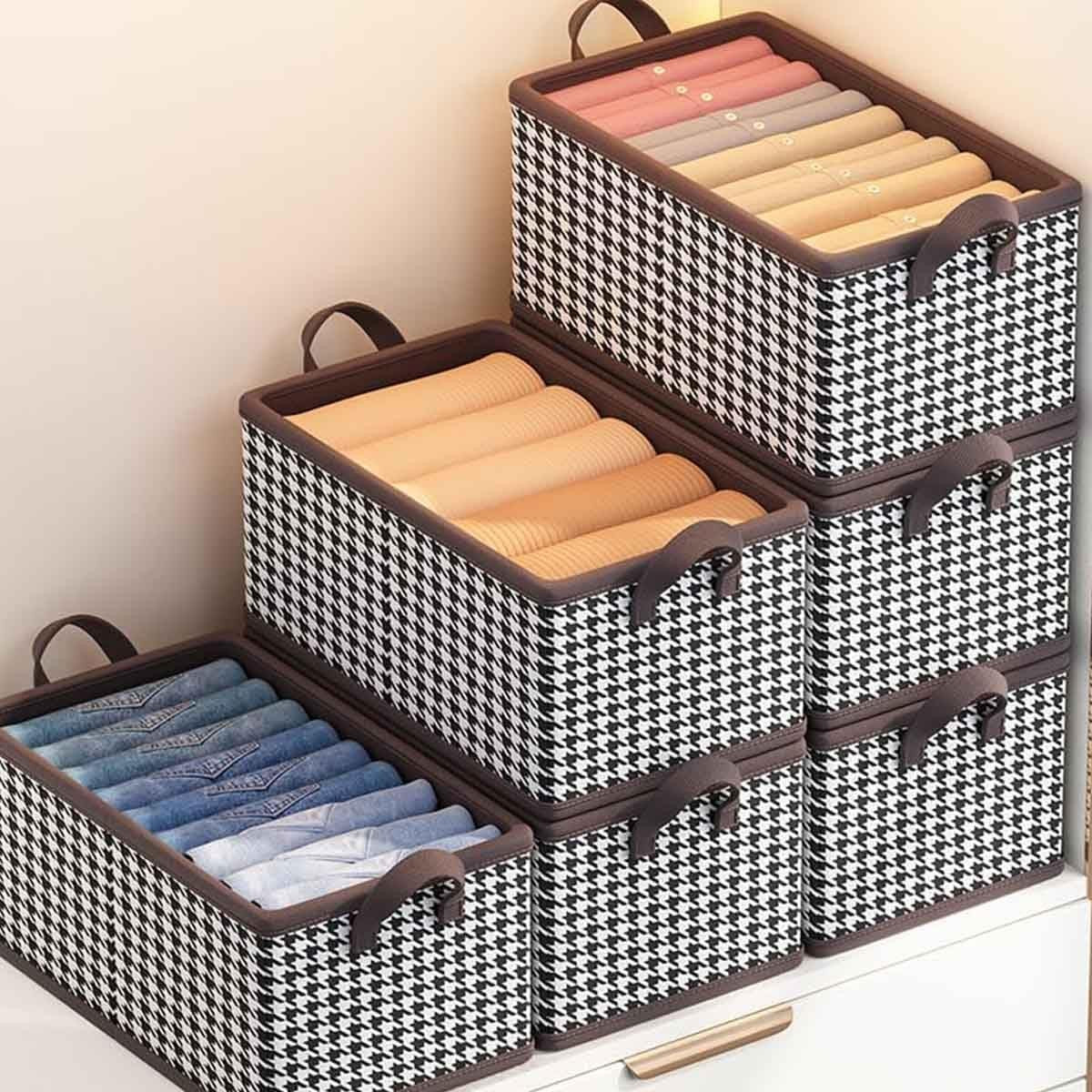 Cutie De Depozitare, Flippy, Pentru Haine, Lenjerie, Sosete Si Sutiene, Material Textil, 9 Compartimente, 44x30x20 cm,