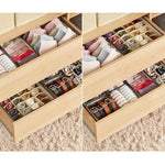 Cutie De Depozitare, Flippy, Pentru Lenjerie, Sosete Si Sutiene, Material Textil, 8 Compartimente, 32 x 16 x 10 cm,