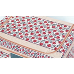 Cutie de Depozitare Pliabila, Flippy,100 L din Bumbac si In, 60X42X40 cm, Fereastra Frontala, 2 Usi de Acces cu Fermoar