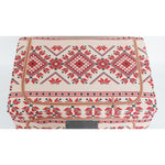 Cutie de Depozitare Pliabila, Flippy,100 L din Bumbac si In, 60X42X40 cm, Fereastra Frontala, 2 Usi de Acces cu Fermoar