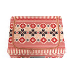 Cutie de Depozitare Pliabila, Flippy,100 L din Bumbac si In, 60X42X40 cm, Fereastra Frontala, 2 Usi de Acces cu Fermoar
