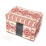 Cutie de Depozitare Pliabila, Flippy,100 L din Bumbac si In, 60X42X40 cm, Fereastra Frontala, 2 Usi de Acces cu Fermoar