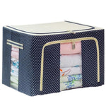 Cutie de Depozitare Pliabila, Flippy, 24 L, Panza Oxford, 40x30x20 cm, Fereastra Frontala, 2 Usi de Acces cu Fermoar