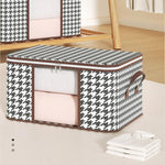 Cutie de Depozitare Pliabila, Flippy, 60x40x30 cm, 75 L, Fereastra Frontala, cu Fermoar Bidirectional, Suport Baza