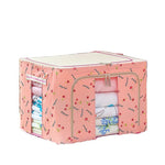 Cutie de Depozitare Pliabila, Flippy, 24 L, Panza Oxford, 40x30x20 cm, Fereastra Frontala, 2 Usi de Acces cu Fermoar