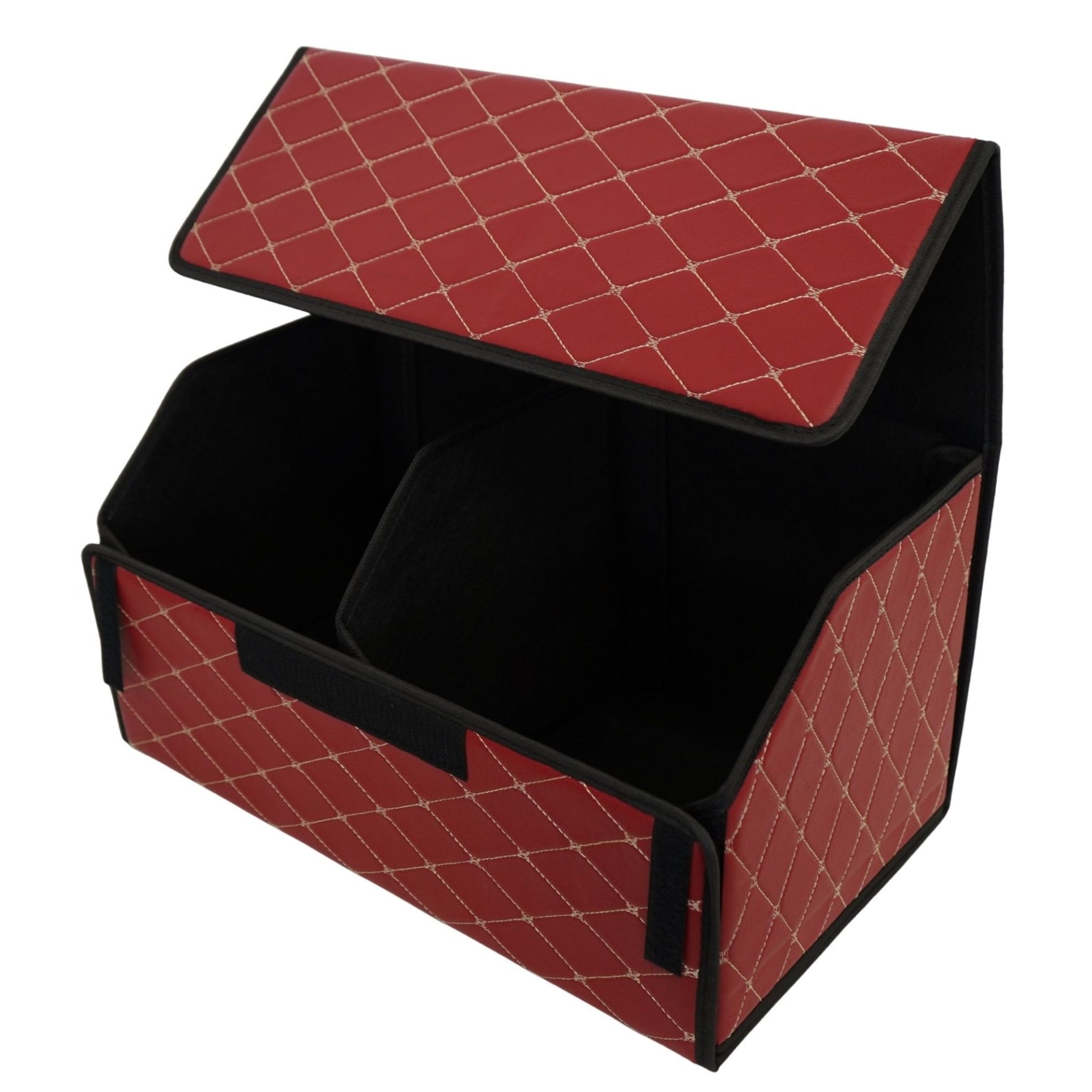 Cutie de Depozitare Auto, Flippy, Organizator Premium Portbagaj, Geanta Multifunctionala din Piele Ecologica, 2