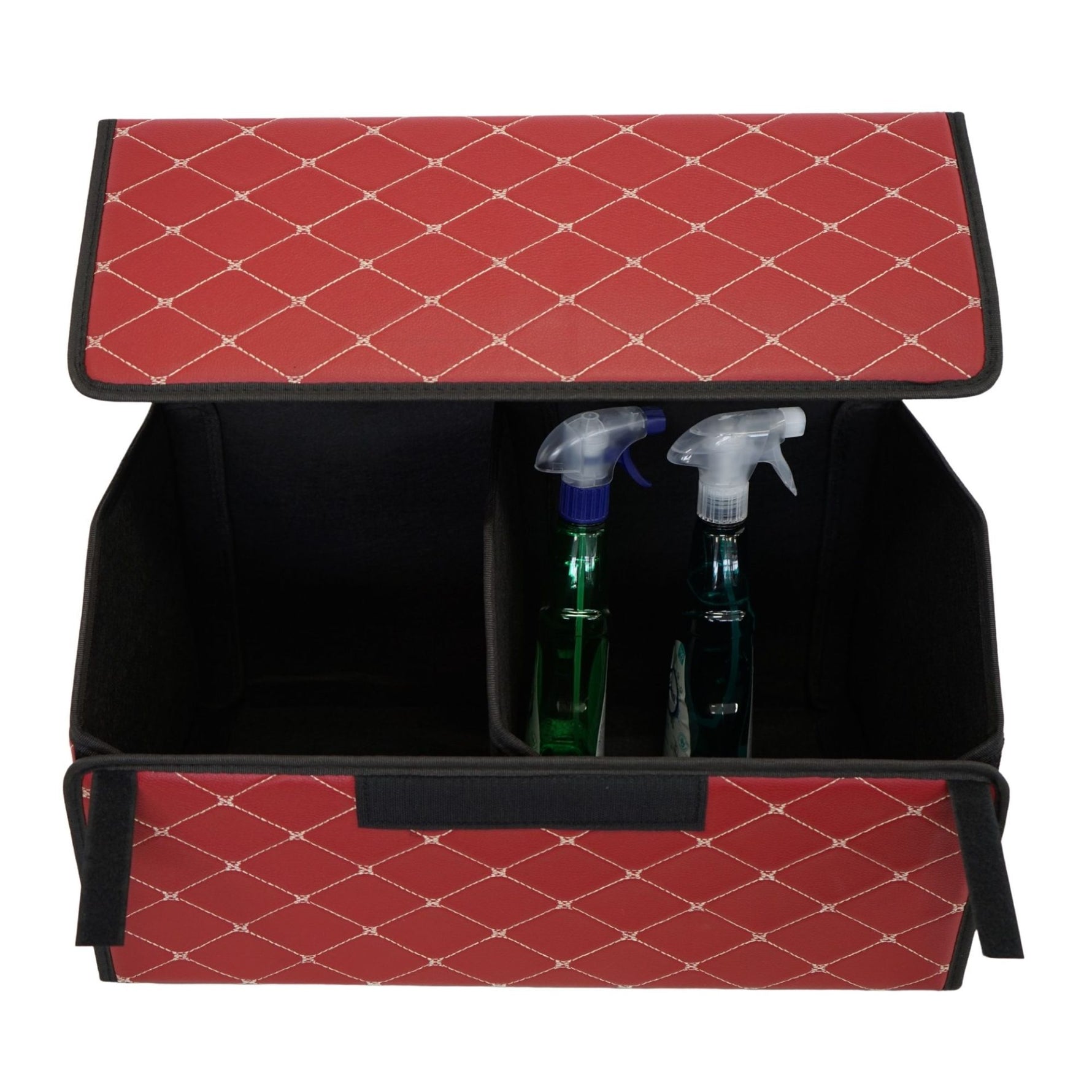 Cutie de Depozitare Auto, Flippy, Organizator Premium Portbagaj, Geanta Multifunctionala din Piele Ecologica, 2