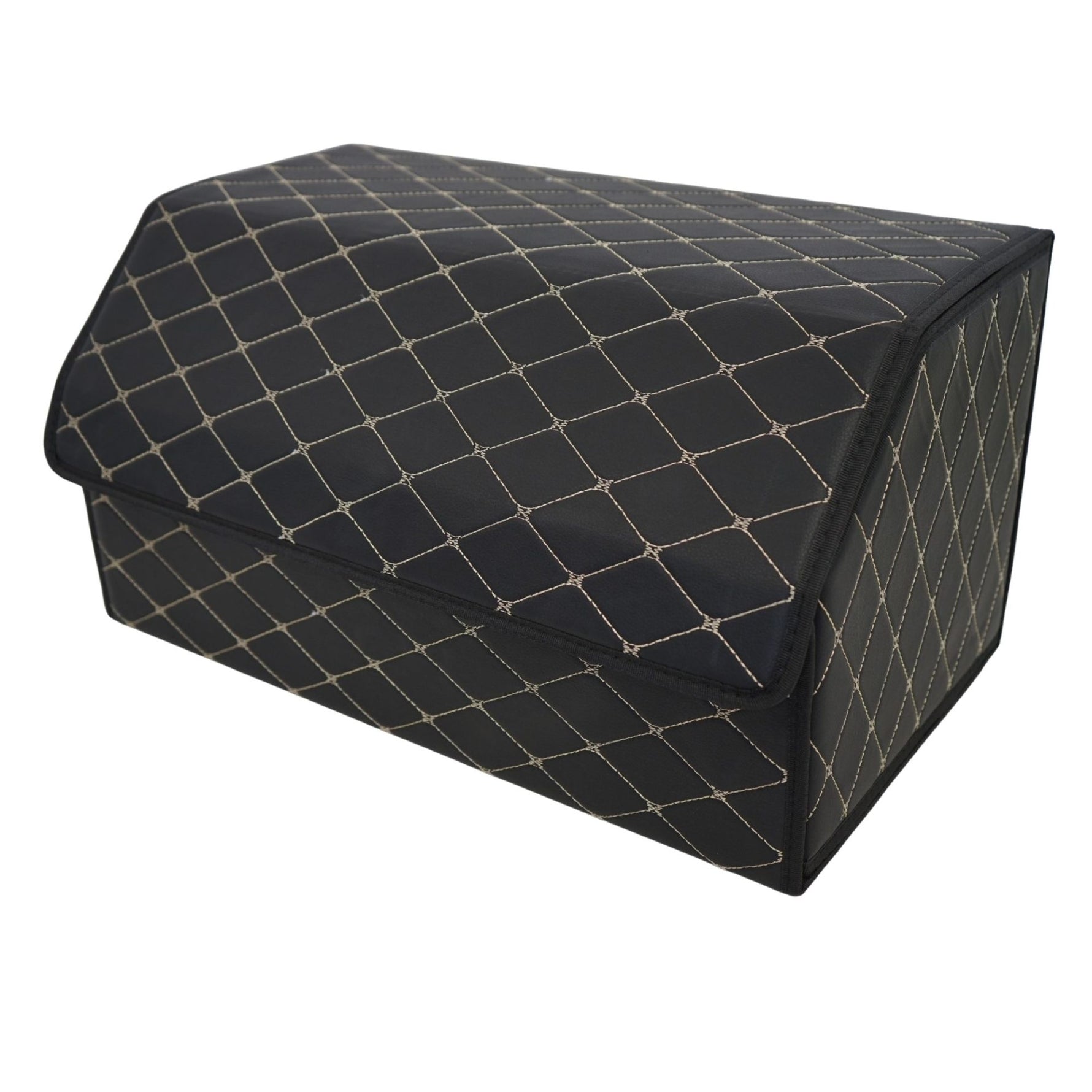 Cutie de Depozitare Auto, Flippy, Organizator Premium Portbagaj, Geanta Multifunctionala, Piele Ecologica, Pliabil si
