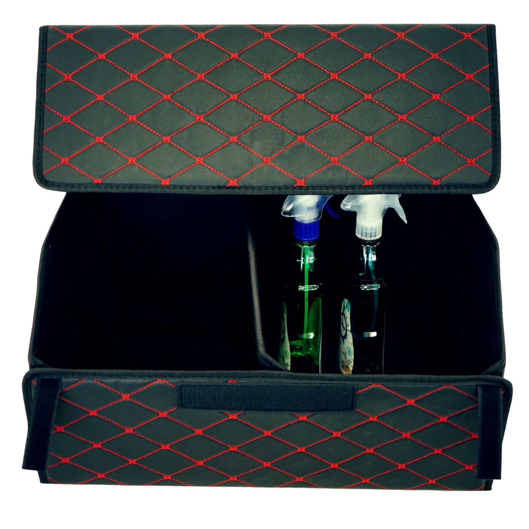 Cutie de Depozitare Auto, Flippy, Organizator Premium Portbagaj, Geanta Multifunctionala, Piele Ecologica, 2