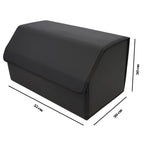 Cutie de Depozitare Auto, Flippy, Geanta Multifunctionala din Piele Ecologica, Organizator Premium Portbagaj, 2