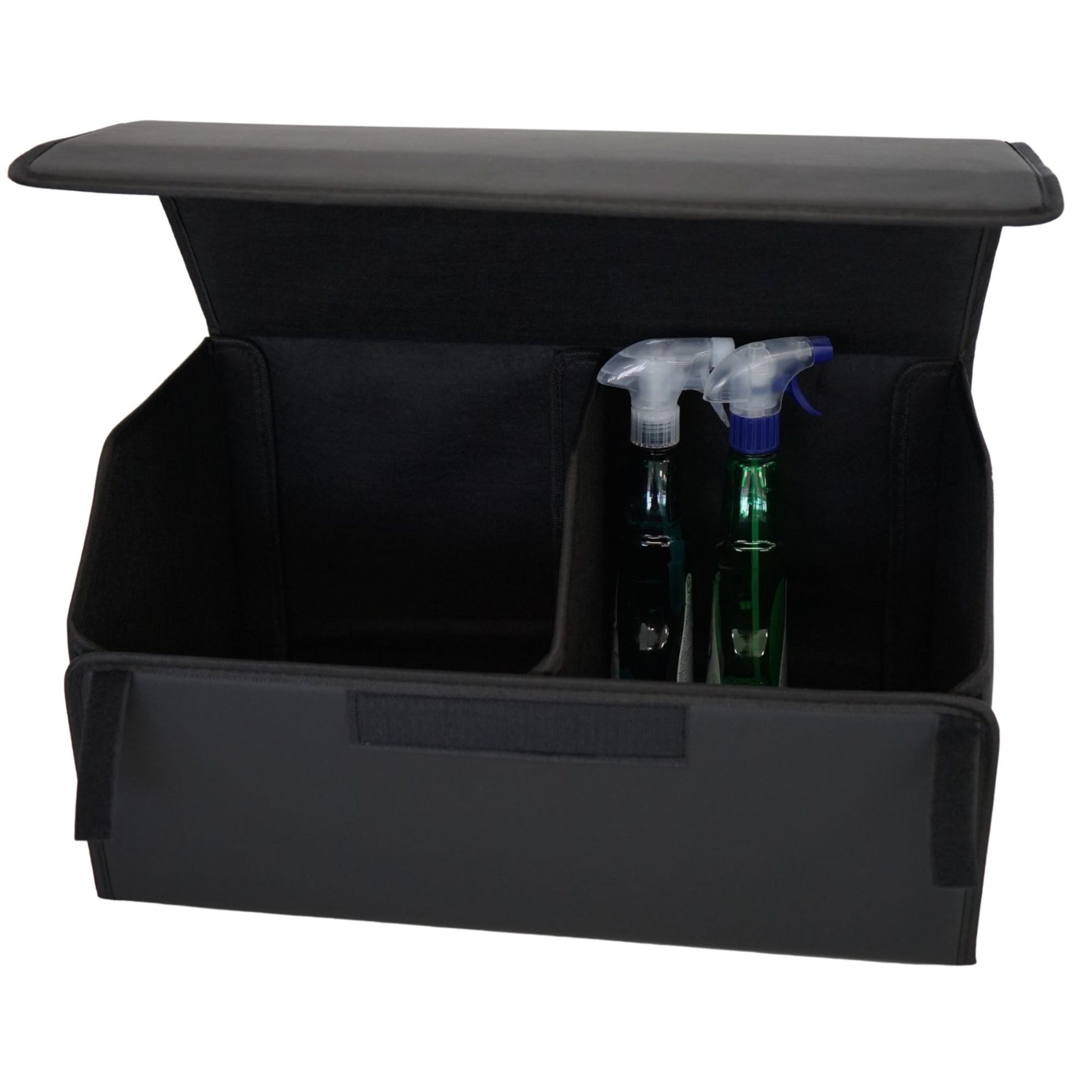 Cutie de Depozitare Auto, Flippy, Geanta Multifunctionala din Piele Ecologica, Organizator Premium Portbagaj, 2