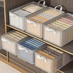 Cutie de Depozitare Tip Cos, Flippy, Material Textil Transparent, Pliabila, 47x28x20 cm, 35 l, Cadru Metalic, cu