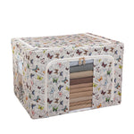Cutie Depozitare, Flippy, 66L, din Material Textil, 50 x 40 x 33 cm, pentru Haine si Lenjerii, Model Fluturasi,