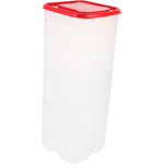 Cutie Depozitare Paine, Flippy, din Plastic, 34 x 13 cm, Pastreaza Prospetimea, Capac Rosu