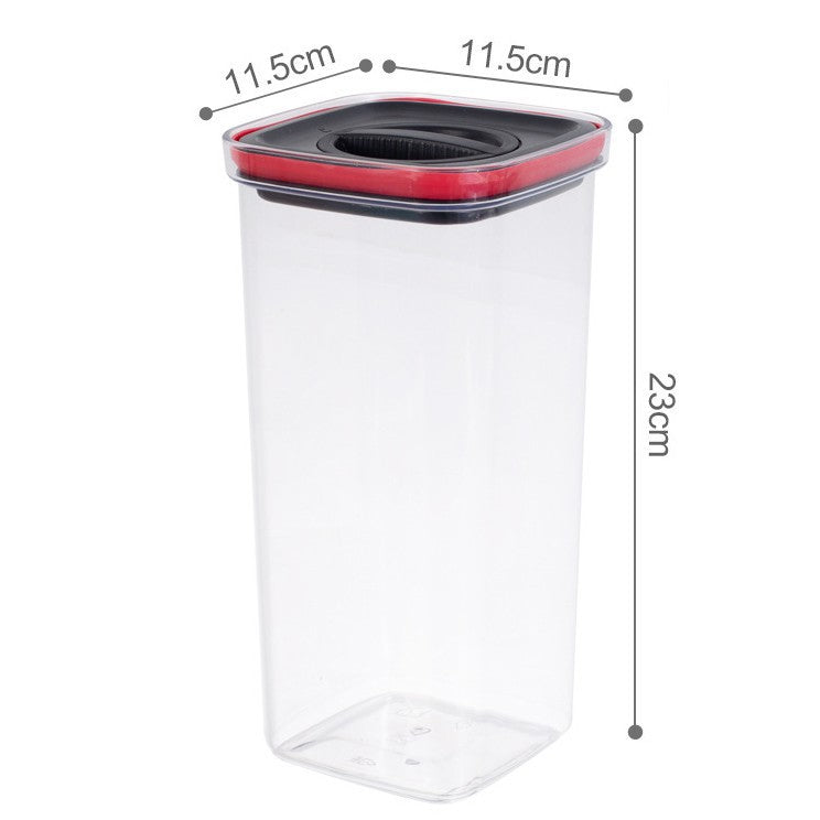Cutie de Depozitare Alimente, Flippy, Cutie de tip Container, Recipient pentru Cereale in Bucatarie, 11.5 x 11.5 x 23