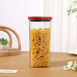 Cutie de Depozitare Alimente, Flippy, Cutie de tip Container, Recipient pentru Cereale in Bucatarie, 11.5 x 11.5 x 23