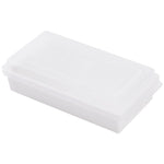 Cutie de Unt, Flippy, cu Capac, Multifunctionala, cu Spatula Portionare, 15.9 x 8.8 x 4.9 cm, Alb