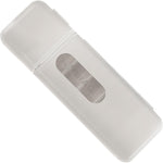 Cutie Organizatoare pentru Cabluri, Flippy, din Plastic, 28 x 9 x 6 cm, Alb