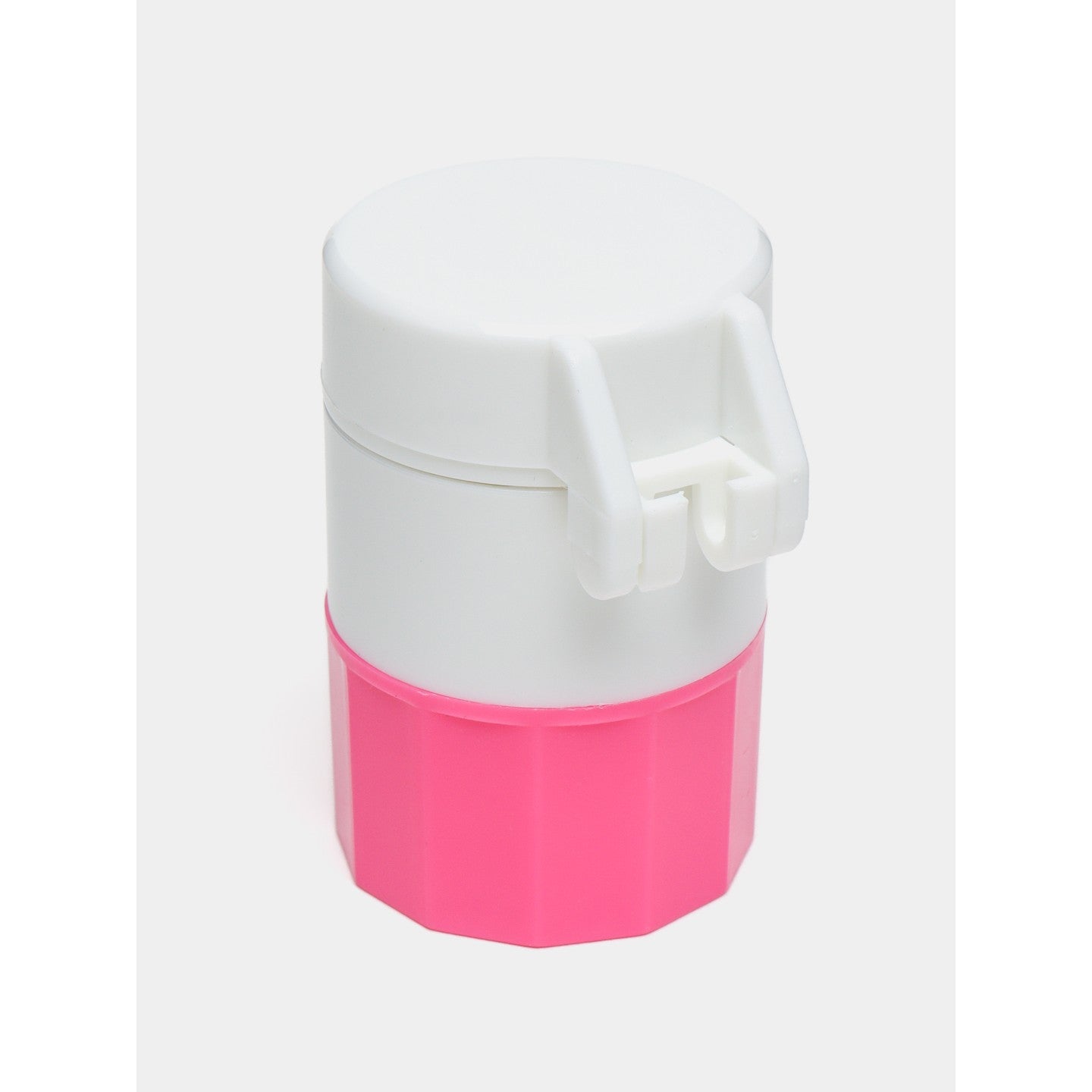 Cutie Pastile Multifunctionala, Flippy, 4 in 1, Pahar Apa, Taiere, Sfaramare, Depozitare, Compact, ABS cu Lama din