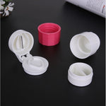 Cutie Pastile Multifunctionala, Flippy, 4 in 1, Pahar Apa, Taiere, Sfaramare, Depozitare, Compact, ABS cu Lama din