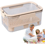 Cutie pentru Depozitare Alimente, Flippy, de Uz Casnic, 2 Compartimente, Zona pentru Gheata, Mentinere Fresh, cu Maner,