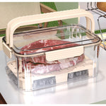 Cutie pentru Depozitare Alimente, Flippy, de Uz Casnic, 2 Compartimente, Zona pentru Gheata, Mentinere Fresh, cu Maner,