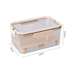 Cutie pentru Depozitare Alimente, Flippy, de Uz Casnic, 2 Compartimente, Zona pentru Gheata, Mentinere Fresh, cu Maner,