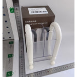 Cutie pentru Depozitare Cosmetice, Flippy, pentru Pensule, Creioane si Buretei, 4 Compartimente, din Plastic, 12 x 10 x