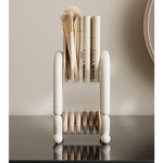 Cutie pentru Depozitare Cosmetice, Flippy, pentru Pensule, Creioane si Buretei, 4 Compartimente, din Plastic, 12 x 10 x
