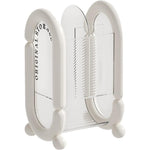 Cutie pentru Depozitare Cosmetice, Flippy, pentru Pensule, Creioane si Buretei, 4 Compartimente, din Plastic, 12 x 10 x