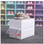 Cutie pentru Pantofi, Flippy, Tip Sertar, din Plastic, Stivuibila, Usa Frontala, 33 x 23 x 13 cm, Transparent