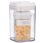 Cutii de Depozitare Alimente, Flippy, Set din 2 Cutii de tip Container, Recipiente pentru Cereale in Bucatarie, 0.8