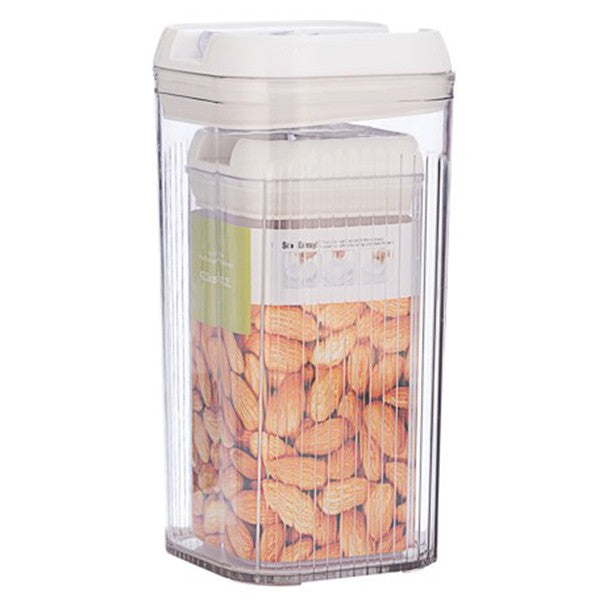 Cutii de depozitare Alimente, Flippy, Set din 2 Cutii pentru Bucatarie, Cutii pentru Condimente, din PET ABS Silicon,