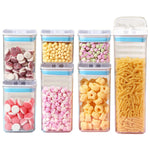 Cutii de Depozitare Alimente, Flippy, Set din 7 Cutii de tip Container, 2x0.5 l, 2x0.8 l, 2x1.2 l, 1x1.9 l, Recipiente