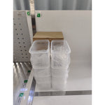 Cutii de depozitare alimente, Flippy, Set din 8 Cutii pentru Condimente, Cereale, Cutii pentru Bucatarie, din Plastic