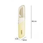 Cutit de Fructe Multifunctional, Flippy, Razatoare, Curatator Fructe-Legume, Deschizator de Sticle, 18.1x3.8x2cm, Galben
