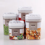 Cuutii de Depozitare Alimente, Flippy, Set din 4 Cutii pentru Condimente in Bucatarie, Cutii de tip Container, Diferite