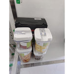 Cuutii de Depozitare Alimente, Flippy, Set din 4 Cutii pentru Condimente in Bucatarie, Cutii de tip Container, Diferite