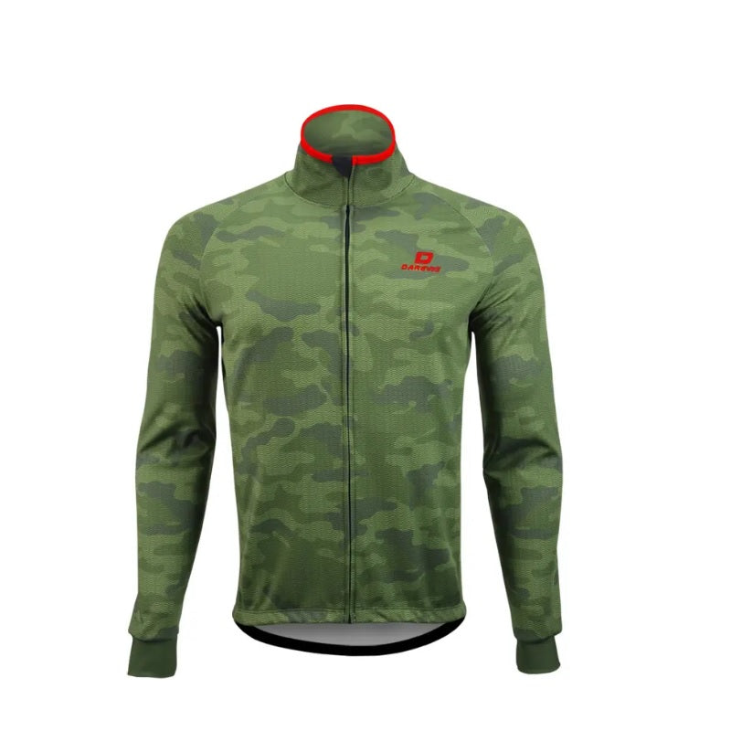 Darevie, Winter Windproof Cycling, Termal, Jachetă sintetică sport pentru bărbați, DVJ050, Camuflaj - Olmarkt
