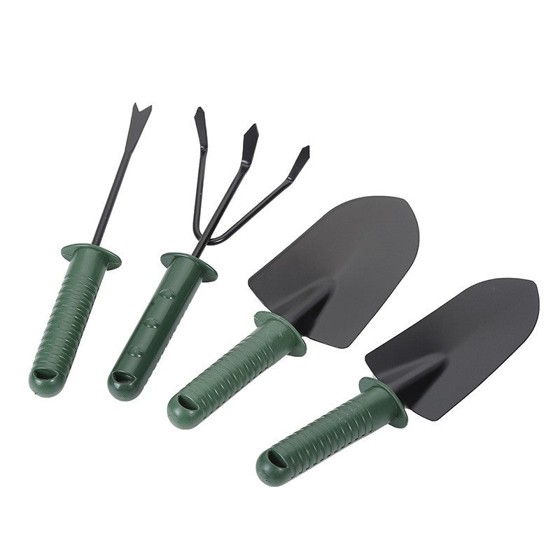 Set 4 Unelte de Gradina Flippy, pentru Plantare Prelucrare Sol si Ingrijire Plante, Material PVC si cardboard, 25 x 8.5