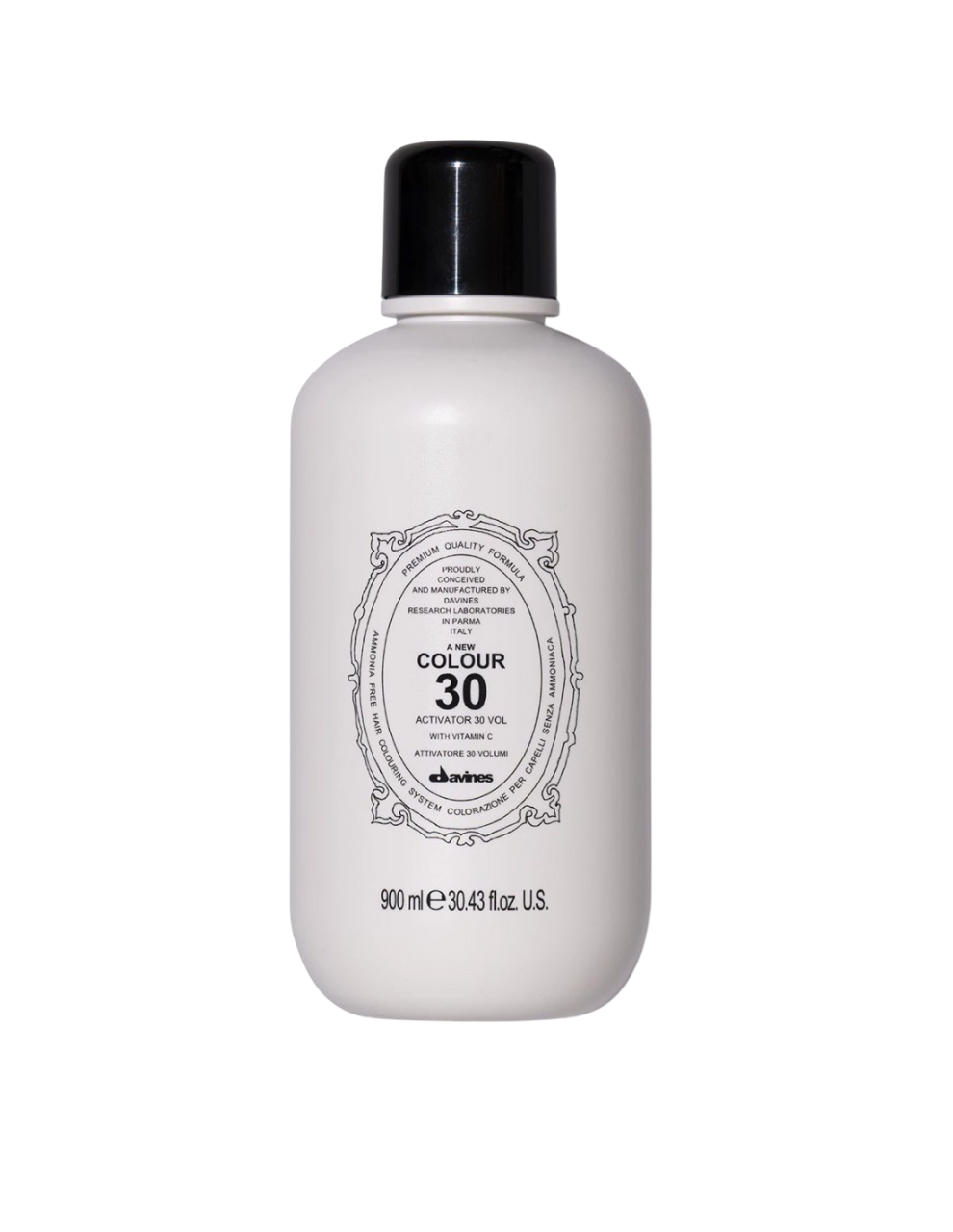 Davines, A New Colour, Perioxid de hidrogen, Loțiune activatoare pentru culoarea părului, Hidratant și protector de culoare, 30 vol, 900 ml