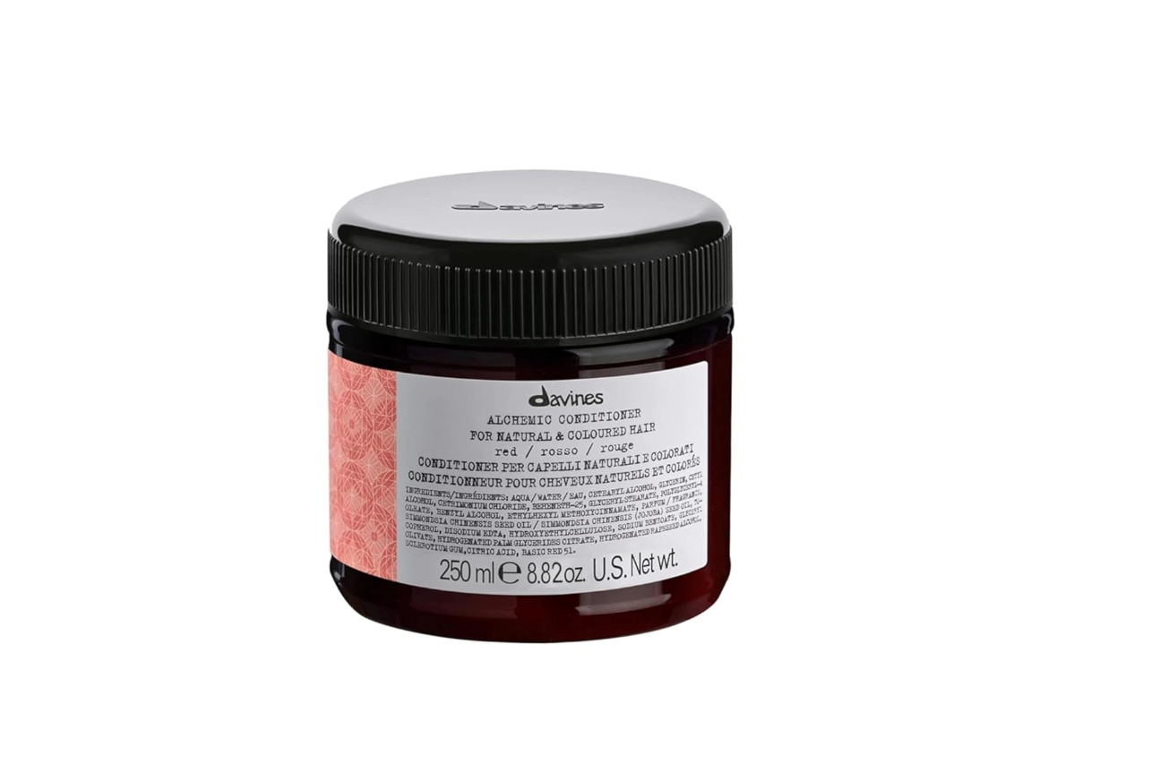 Davines, Alchemic, Balsam pentru culoarea părului,  Red, Îmbunătățește vibrația culorilor, 250 ml