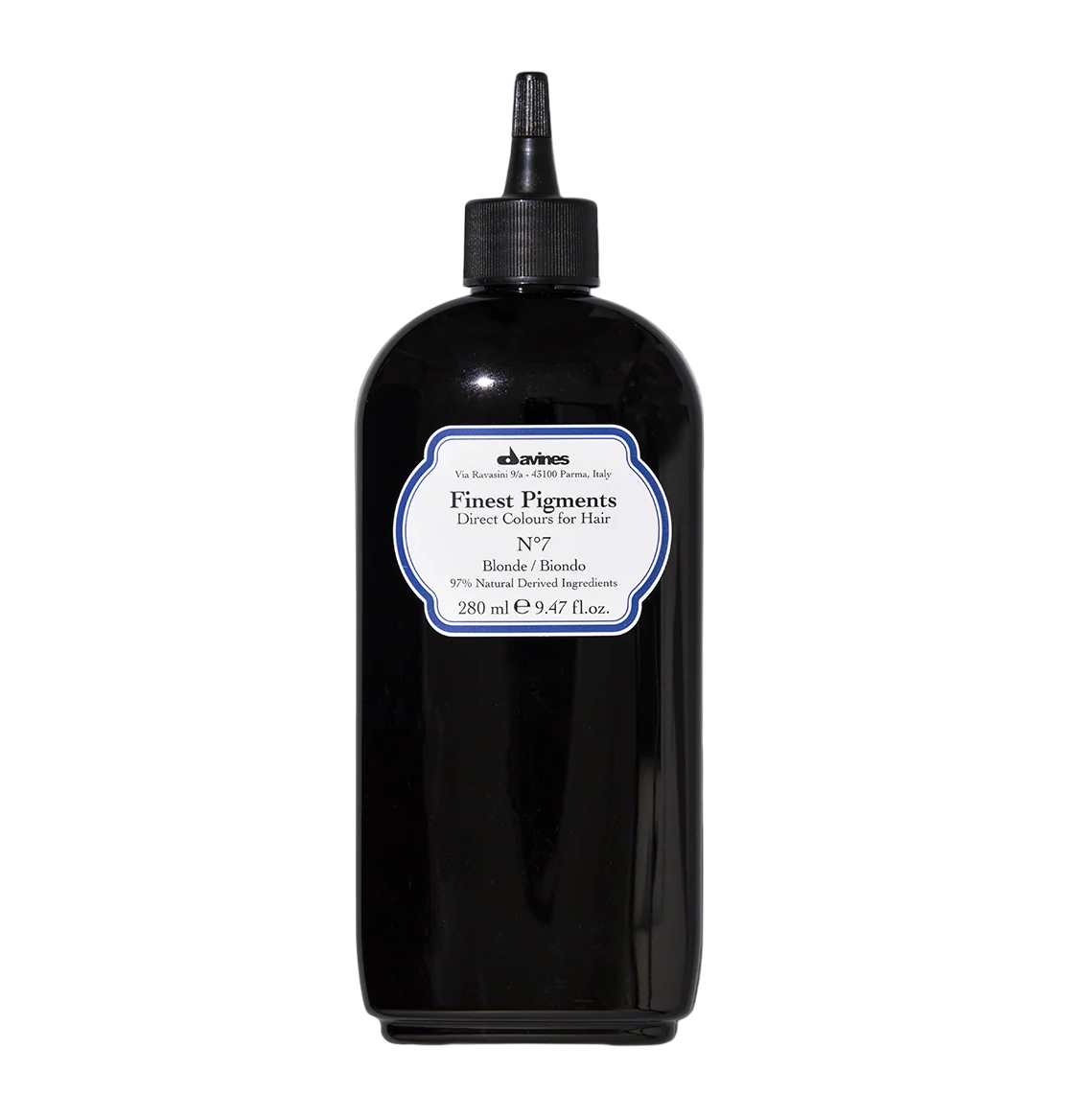 Davines, Finest Gloss, Ingrediente naturale, Pigment pentru colorarea părului, N.7 Blonde, 280 ml